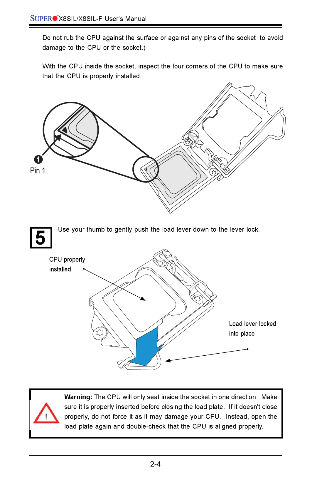 SUPER MICRO Computer X8SIL user manual 