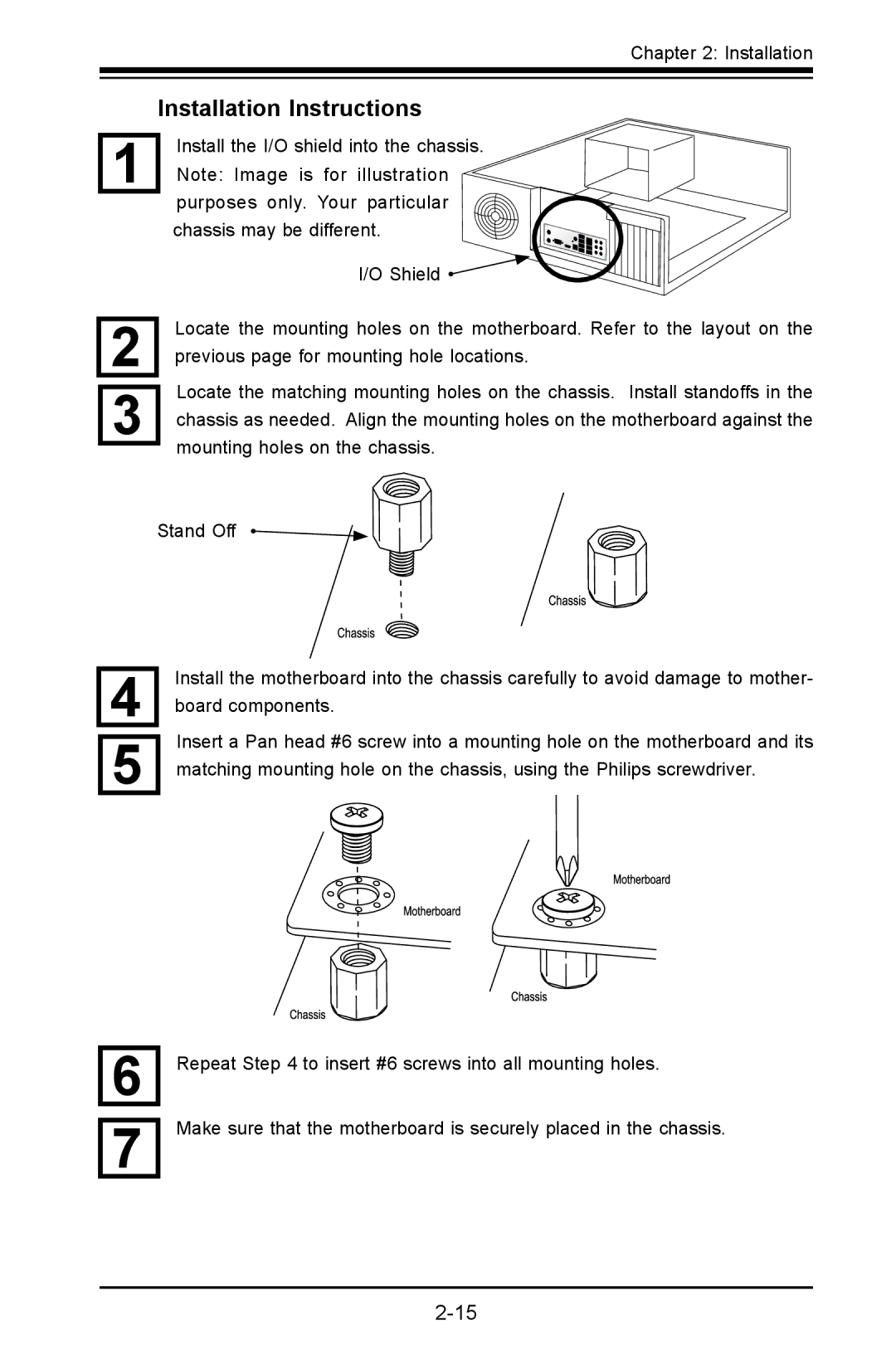 SUPER MICRO Computer X8SIL user manual Installation Instructions 