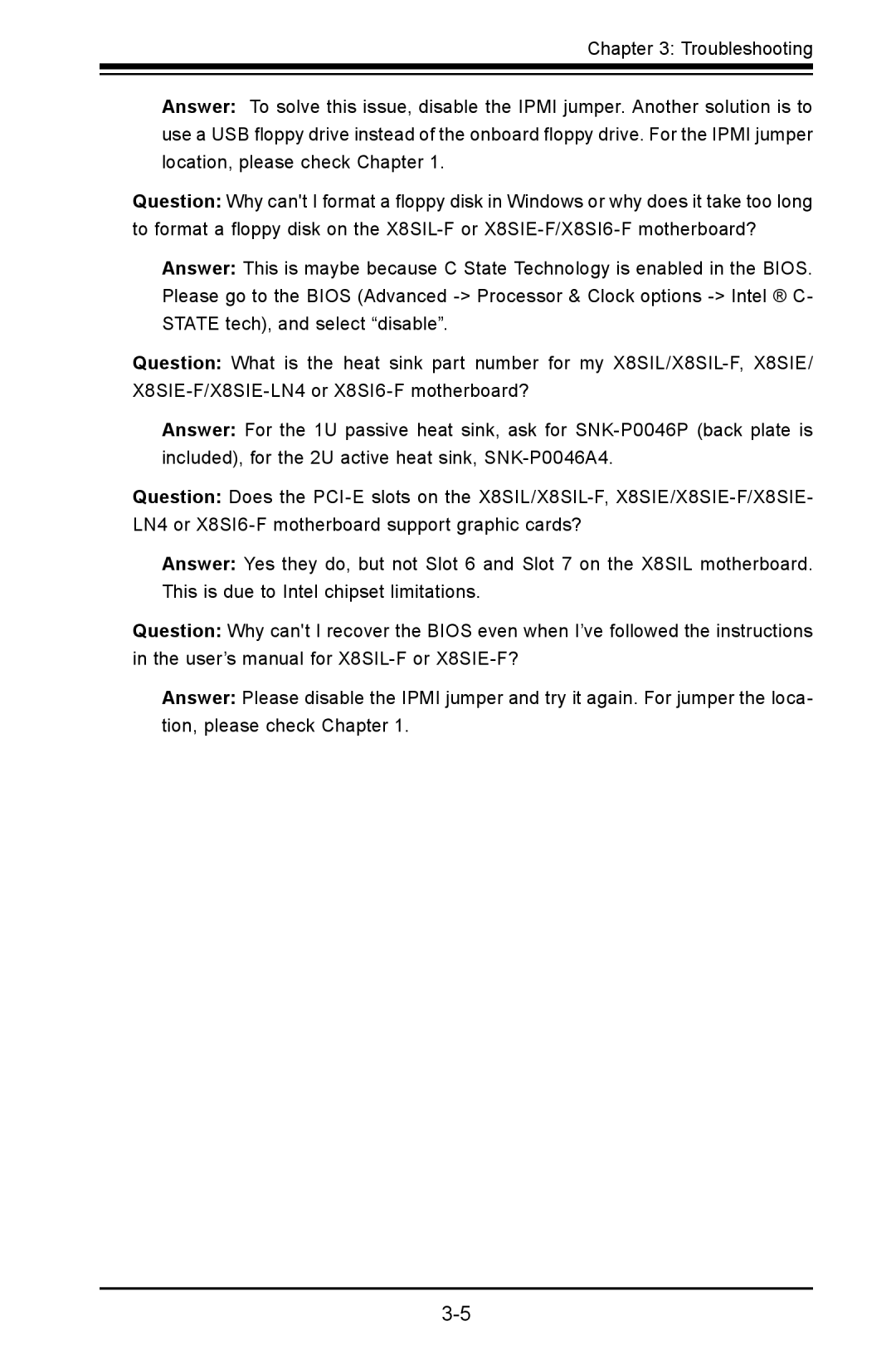 SUPER MICRO Computer X8SIL user manual 