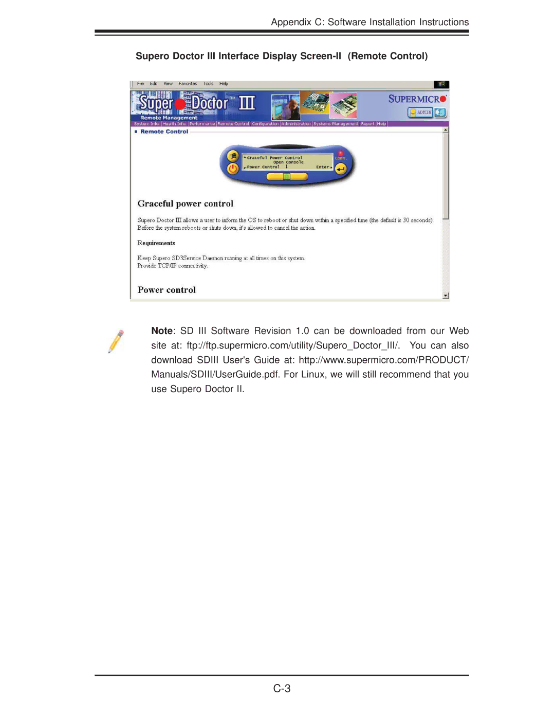 SUPER MICRO Computer X8STI-LN4, X8STI-F, X8STI-3F user manual Supero Doctor III Interface Display Screen-II Remote Control 