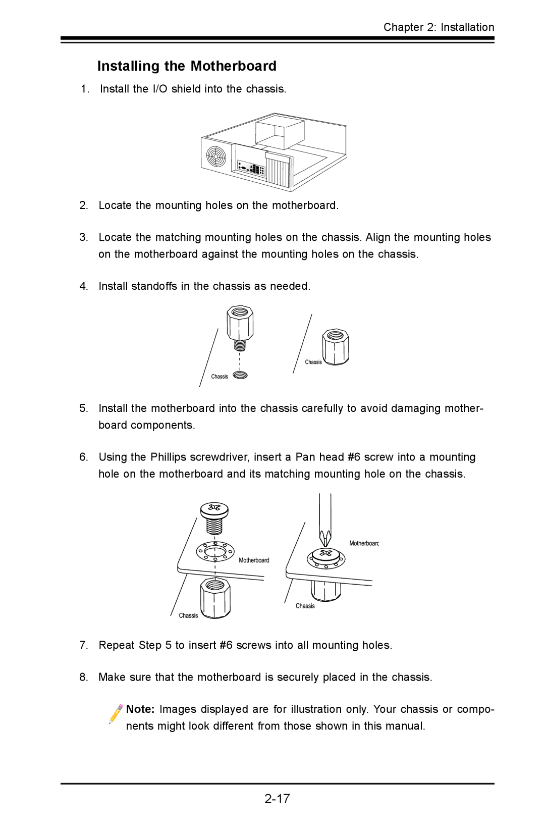 SUPER MICRO Computer X9DRD-iF, X9DRD-LF user manual Installing the Motherboard 