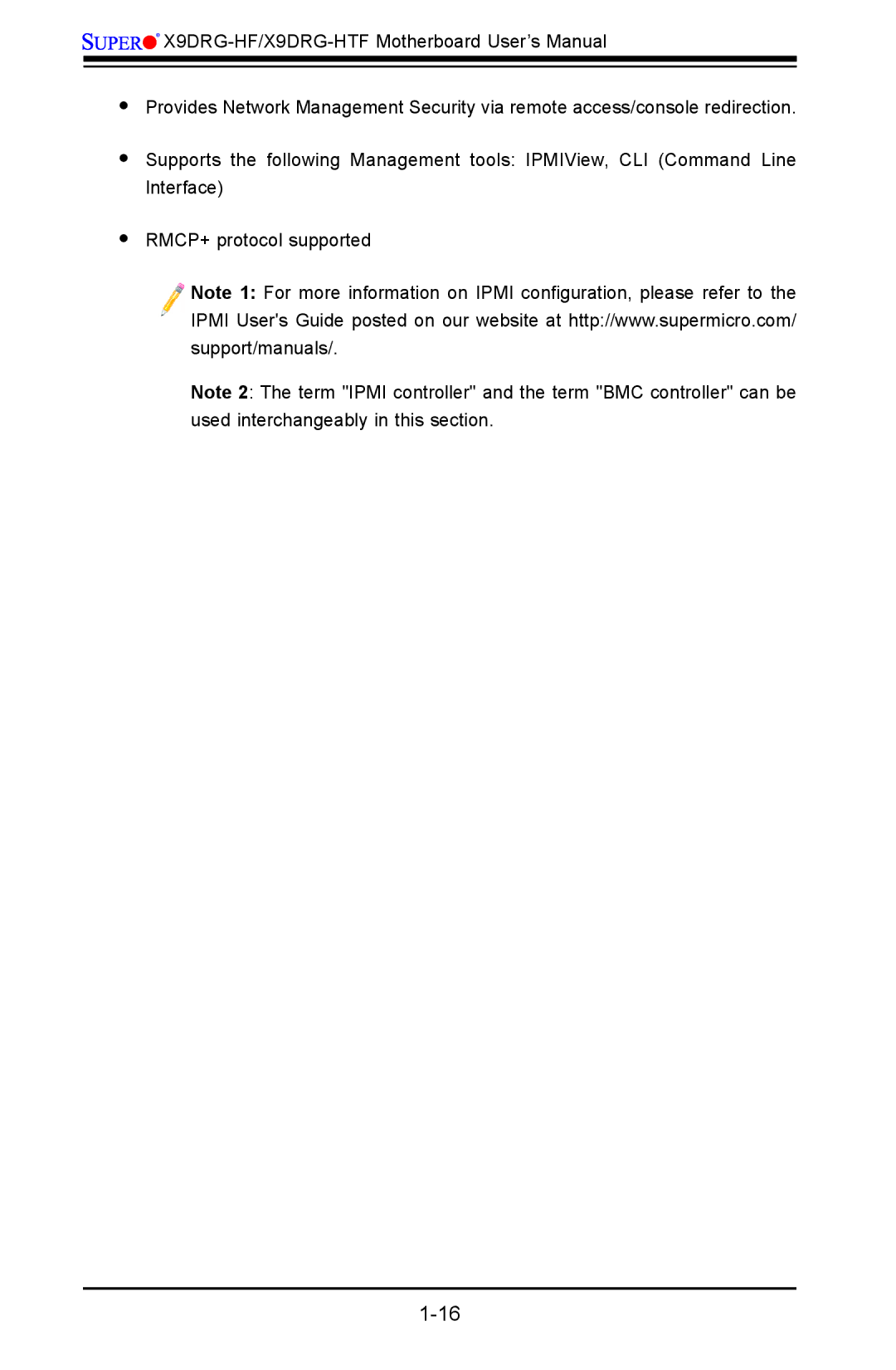 SUPER MICRO Computer X9DRG-HF, X9DRG-HTF user manual 