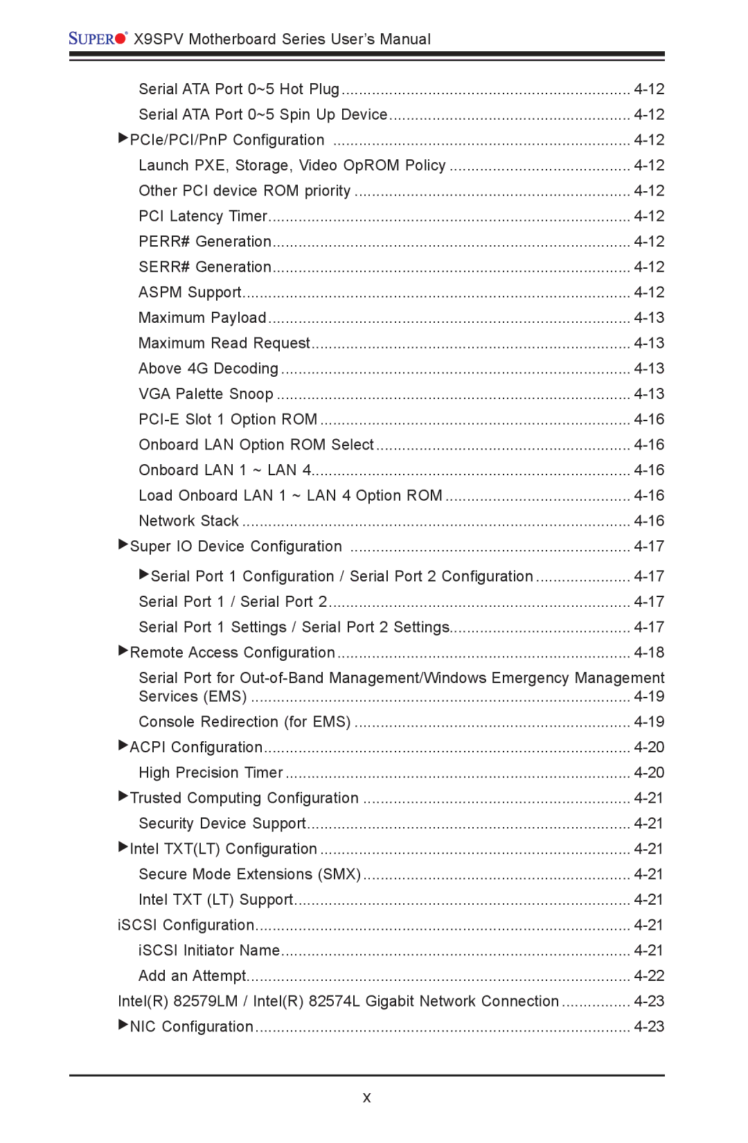 SUPER MICRO Computer X9SPV-F, X9SPV-LN4F user manual Remote Access Configuration 