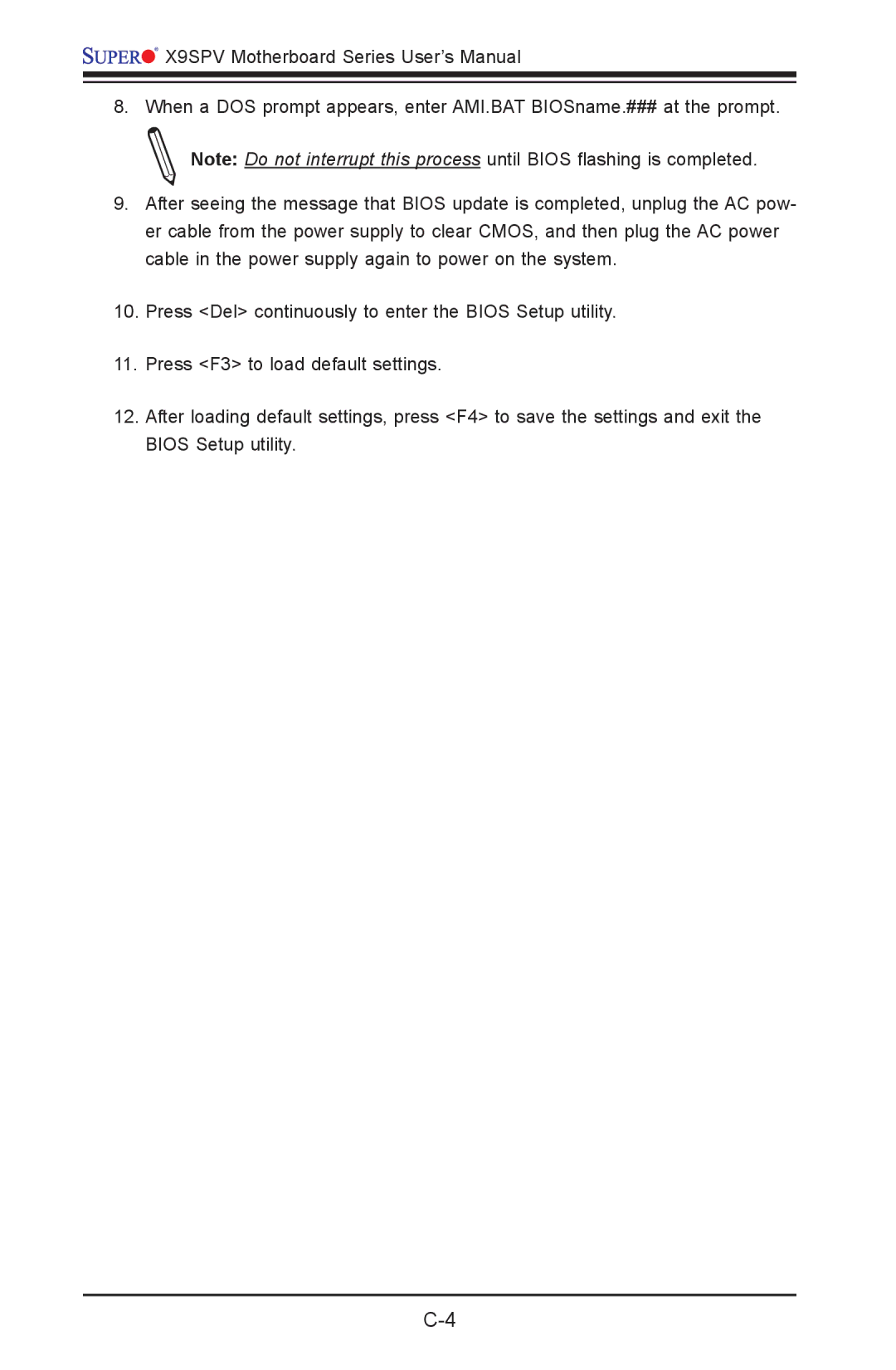 SUPER MICRO Computer X9SPV-F, X9SPV-LN4F user manual 