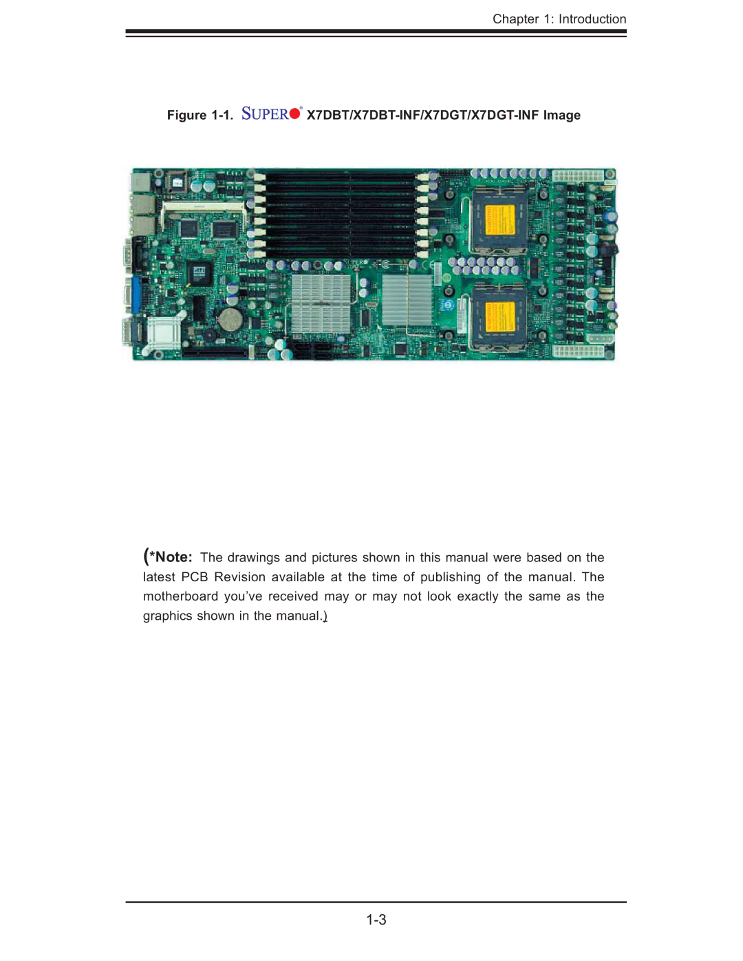 SUPER MICRO Computer XDGT user manual X7DBT/X7DBT-INF/X7DGT/X7DGT-INF Image 