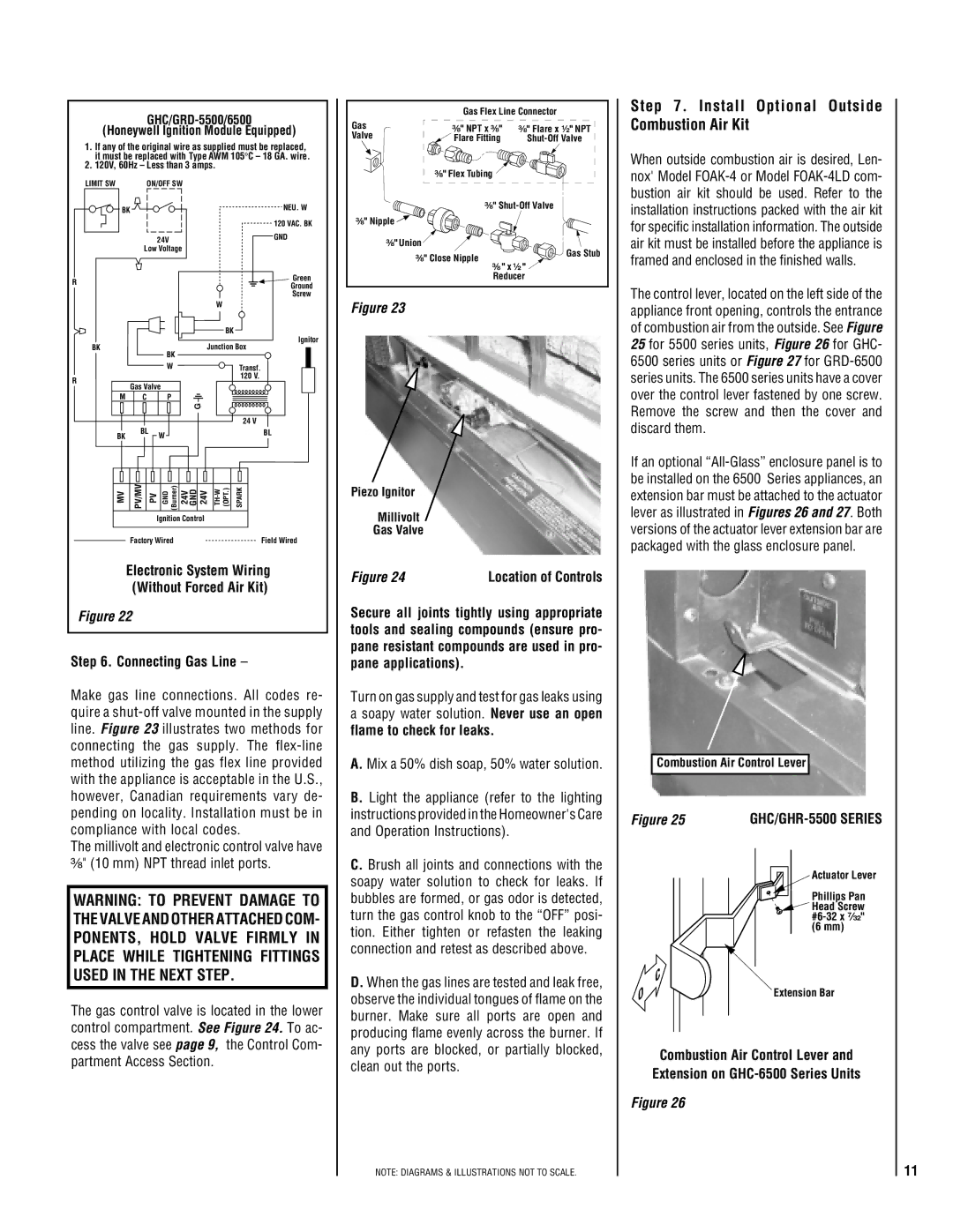 Superior Install Optional Outside Combustion Air Kit, GHC/GRD-5500/6500 Honeywell Ignition Module Equipped 