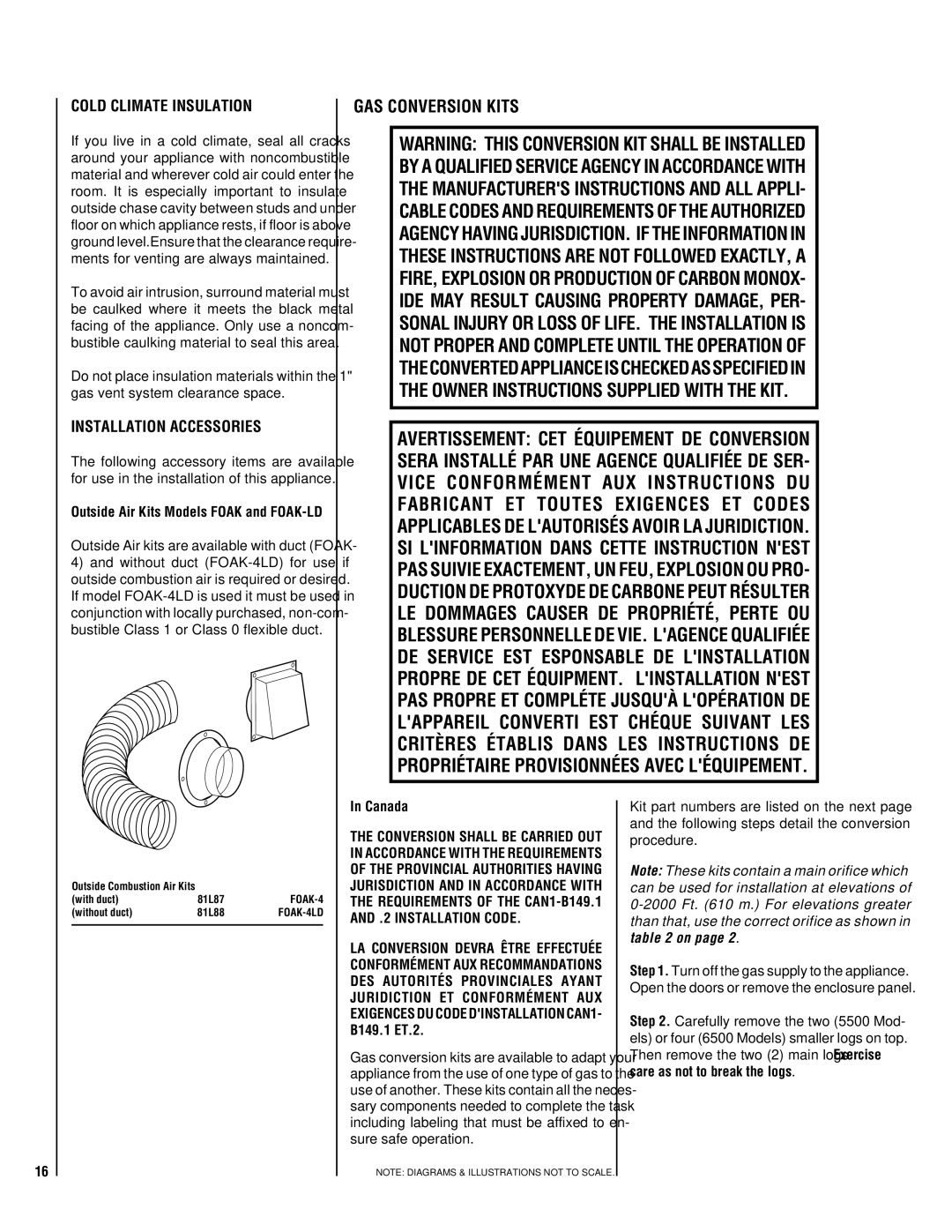 Superior GHC/GRD-5500 Cold Climate Insulation, Installation Accessories, Canada, 2 Installation Code 