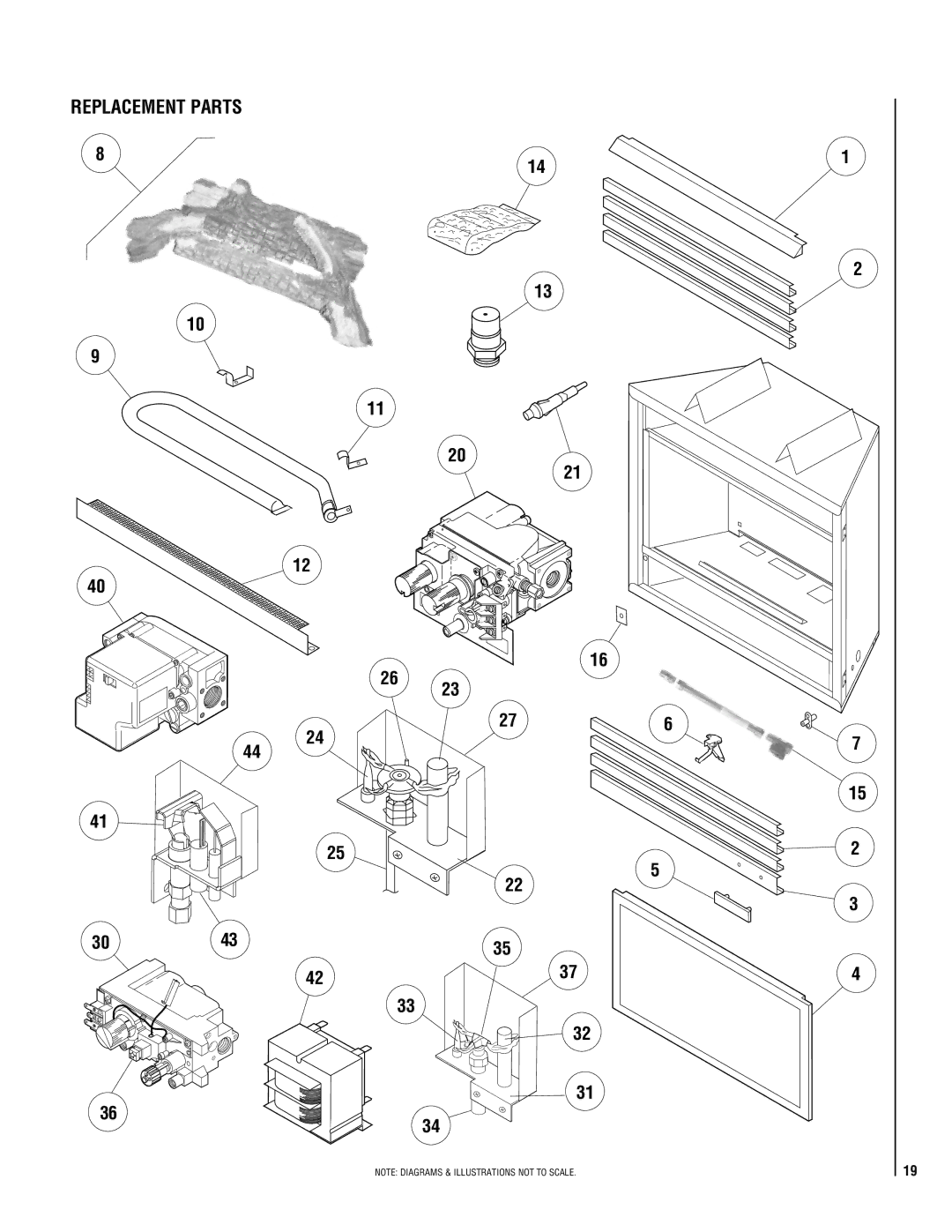 Superior NEC004-TD, NMC004-TD manual Replacement Parts, 4237 