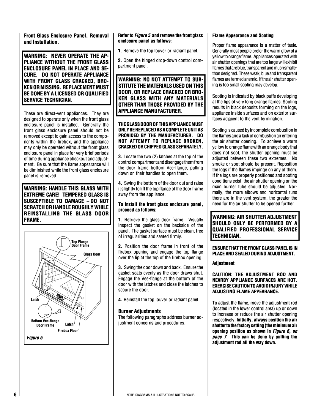 Superior NMC004-TD, NEC004-TD manual Burner Adjustments 