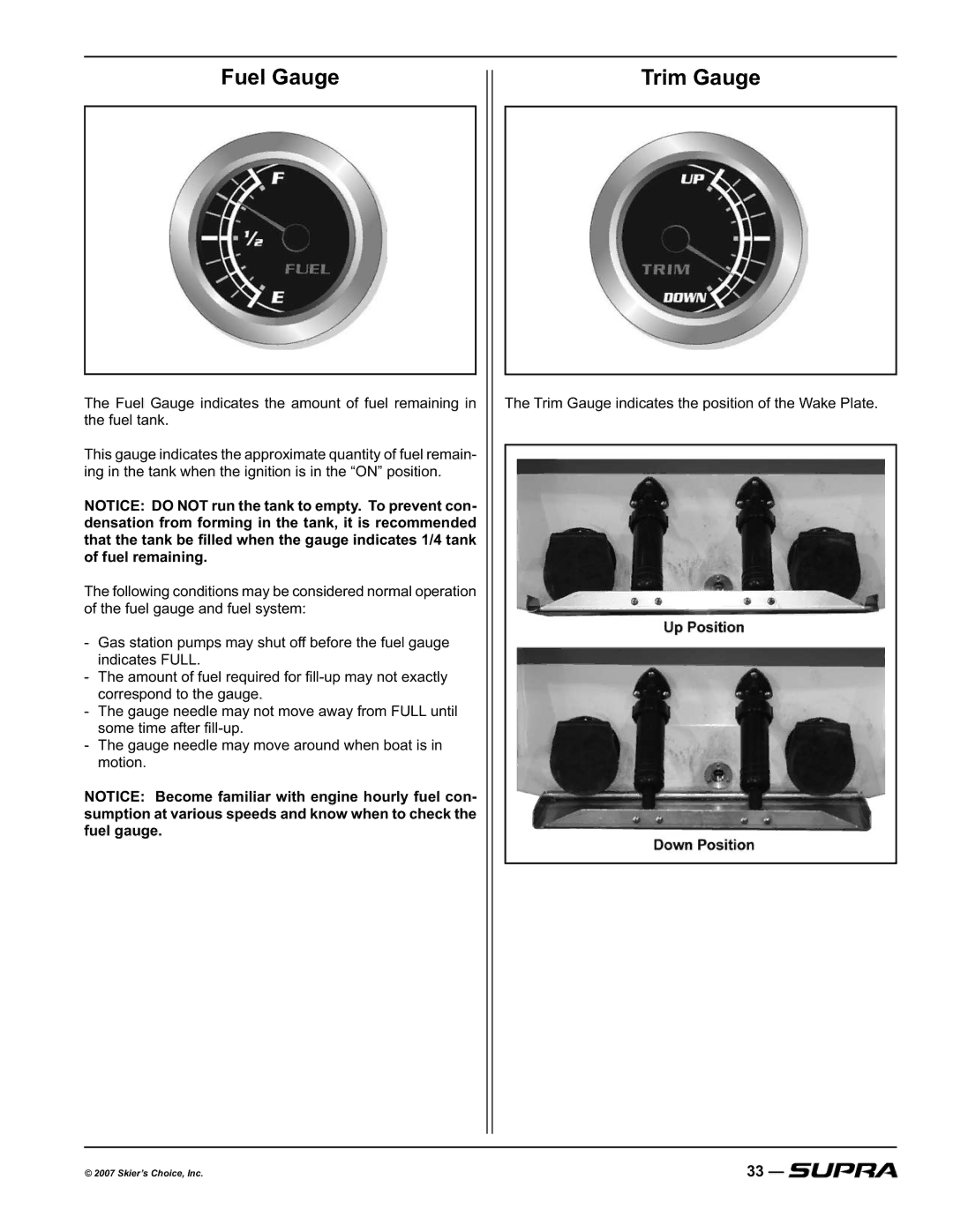 Supra LAUNCH 20SSV Fuel Gauge, Trim Gauge, RiWkhIxhoJdxjhDqgIxhoV\Vwhp, LQGLFDWHV8//, VrphWlphDiwhu¿OoXs 