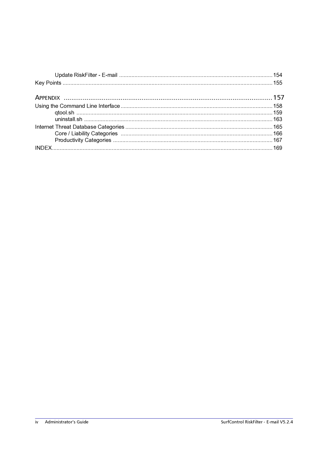 Surf Control 5.2.4 manual Appendix 