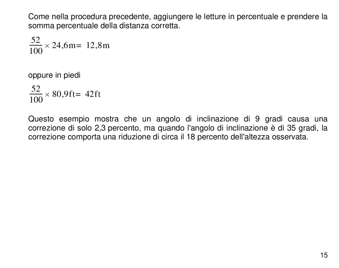 Suunto 1520, PM5 manual Oppure in piedi 