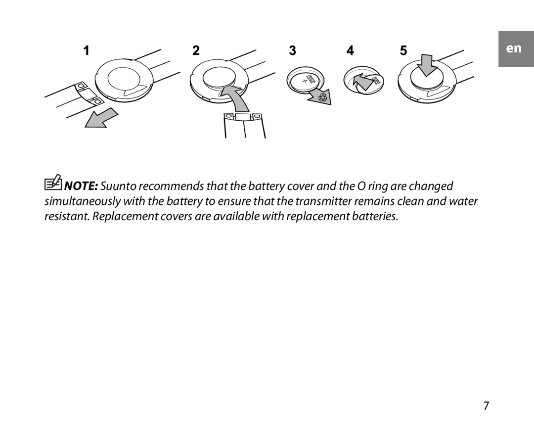 Suunto Comfort Belt manual 