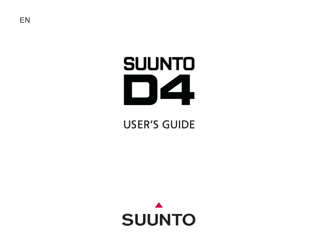 Suunto D4 manual 