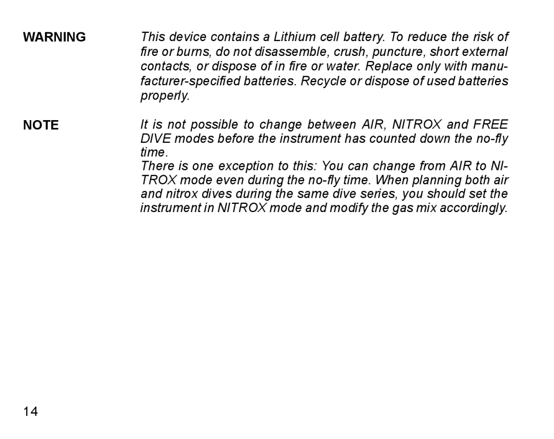 Suunto D4 manual 