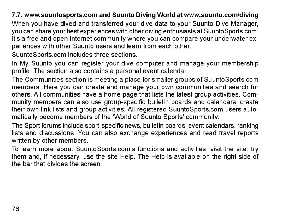 Suunto D4 manual 