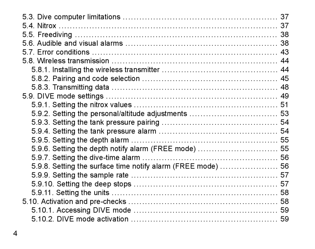 Suunto D6I manual 