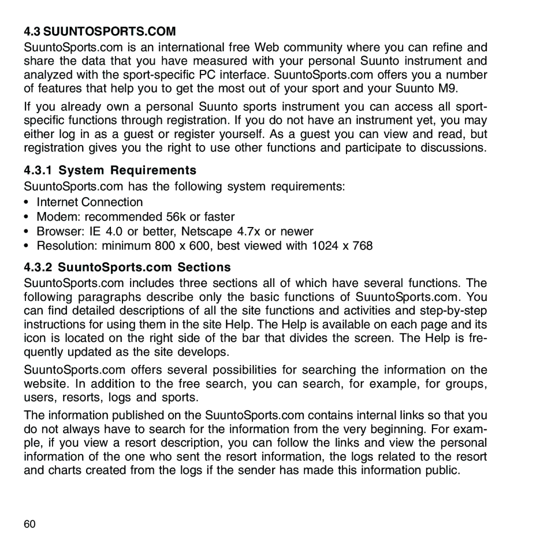 Suunto M9_en.p65 manual Suuntosports.Com, System Requirements 