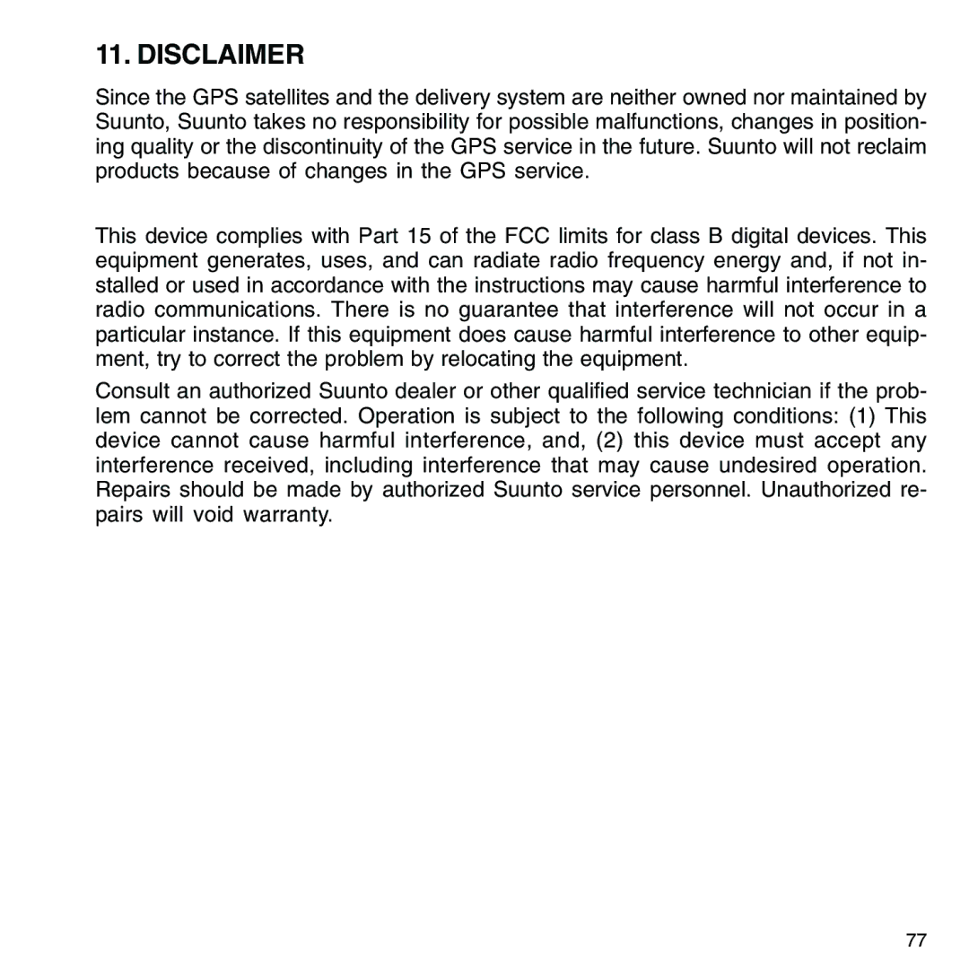 Suunto M9_en.p65 manual Disclaimer 