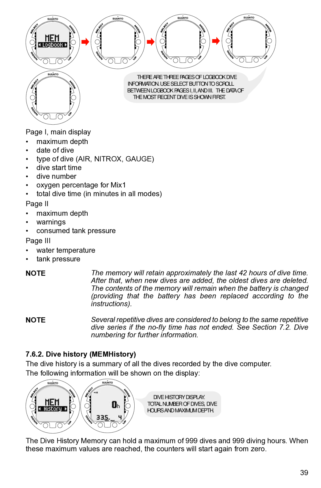 Suunto None Providing that the battery has been replaced according to, Instructions, Numbering for further information 