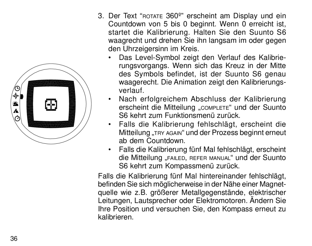 Suunto S6 manual 