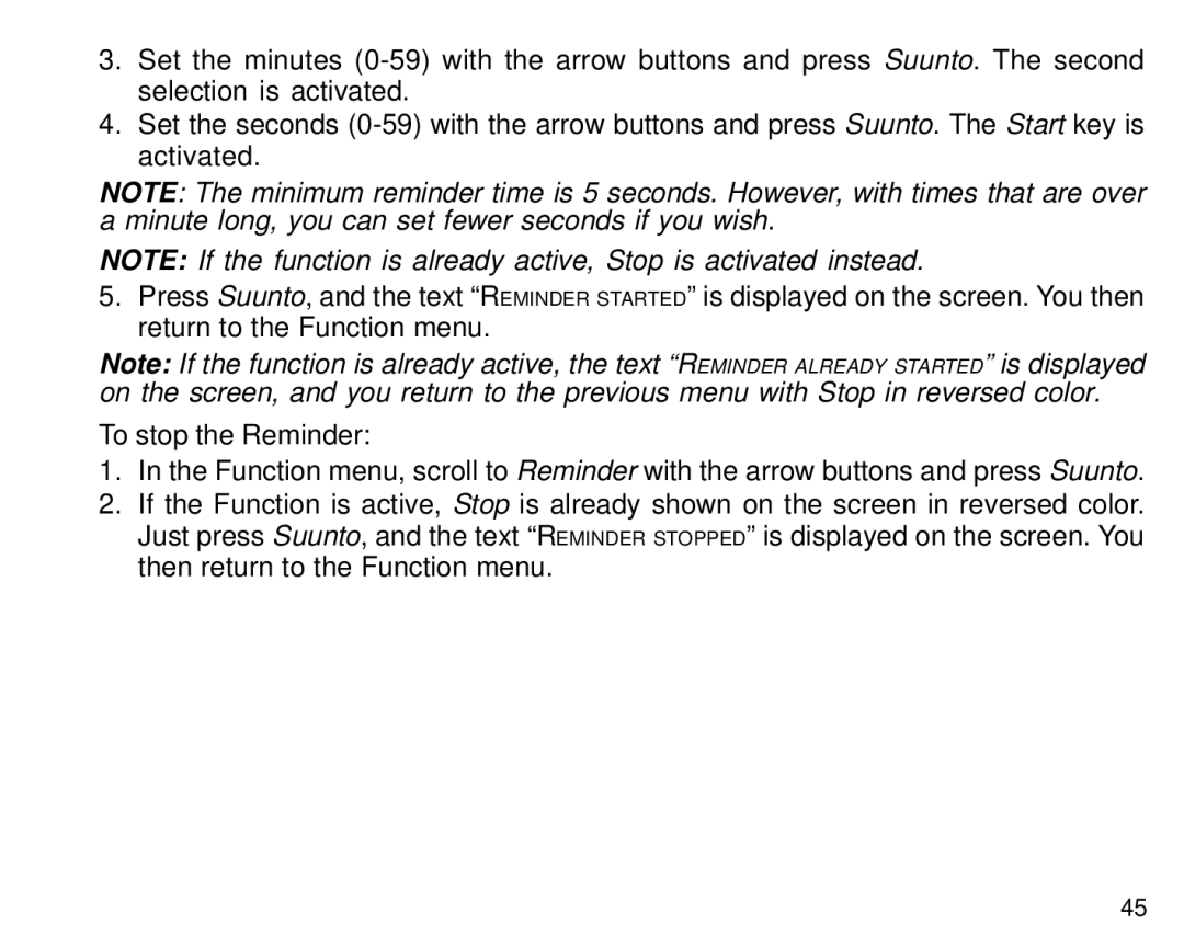 Suunto S6 manual 