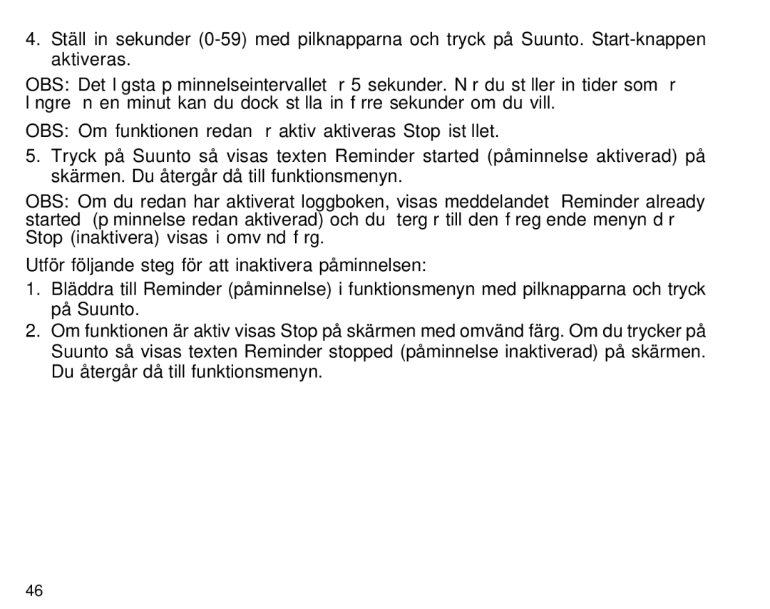 Suunto S6 manual 