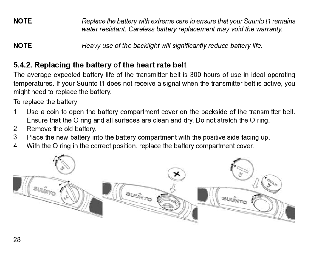 Suunto t1 manual 