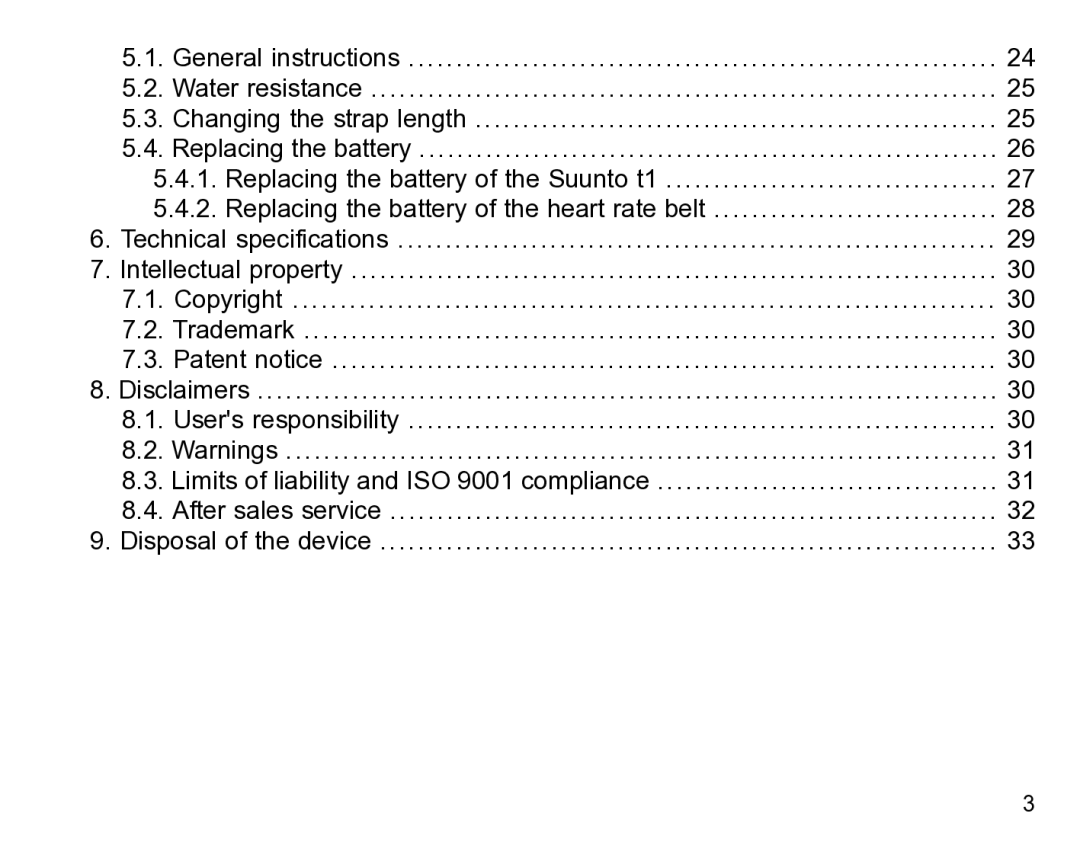 Suunto t1 manual 