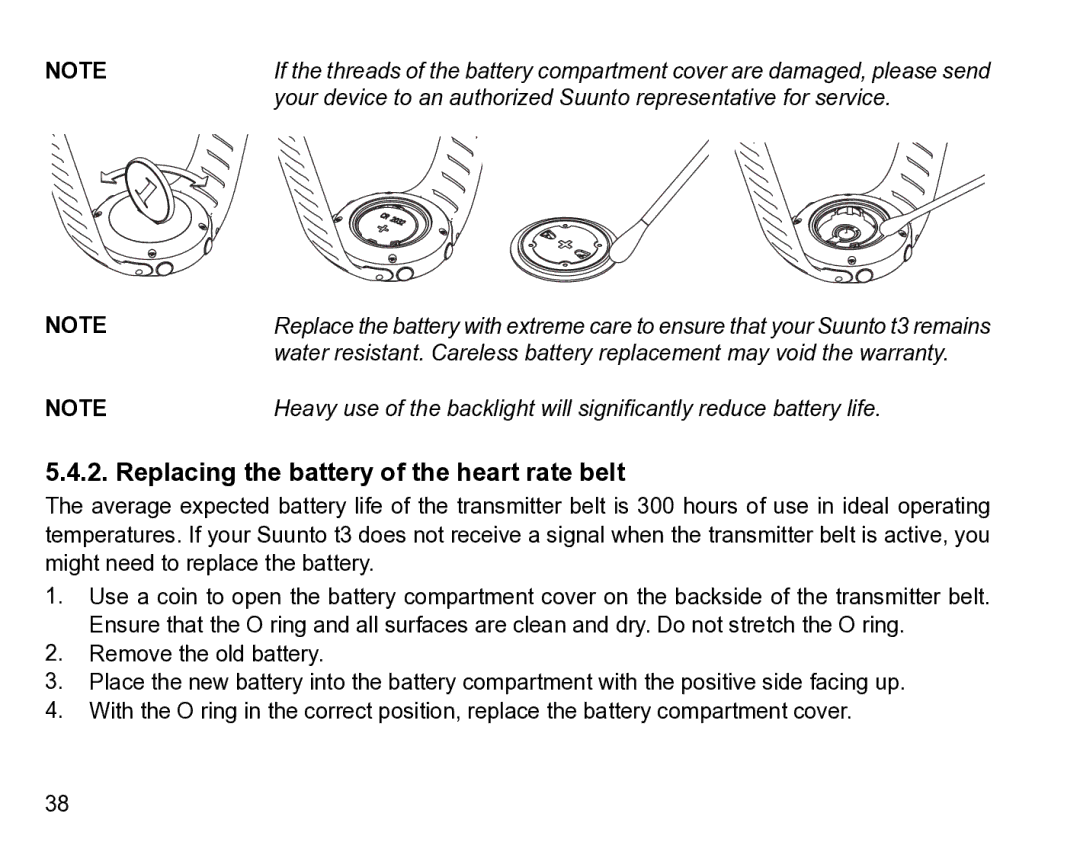 Suunto t3 manual 