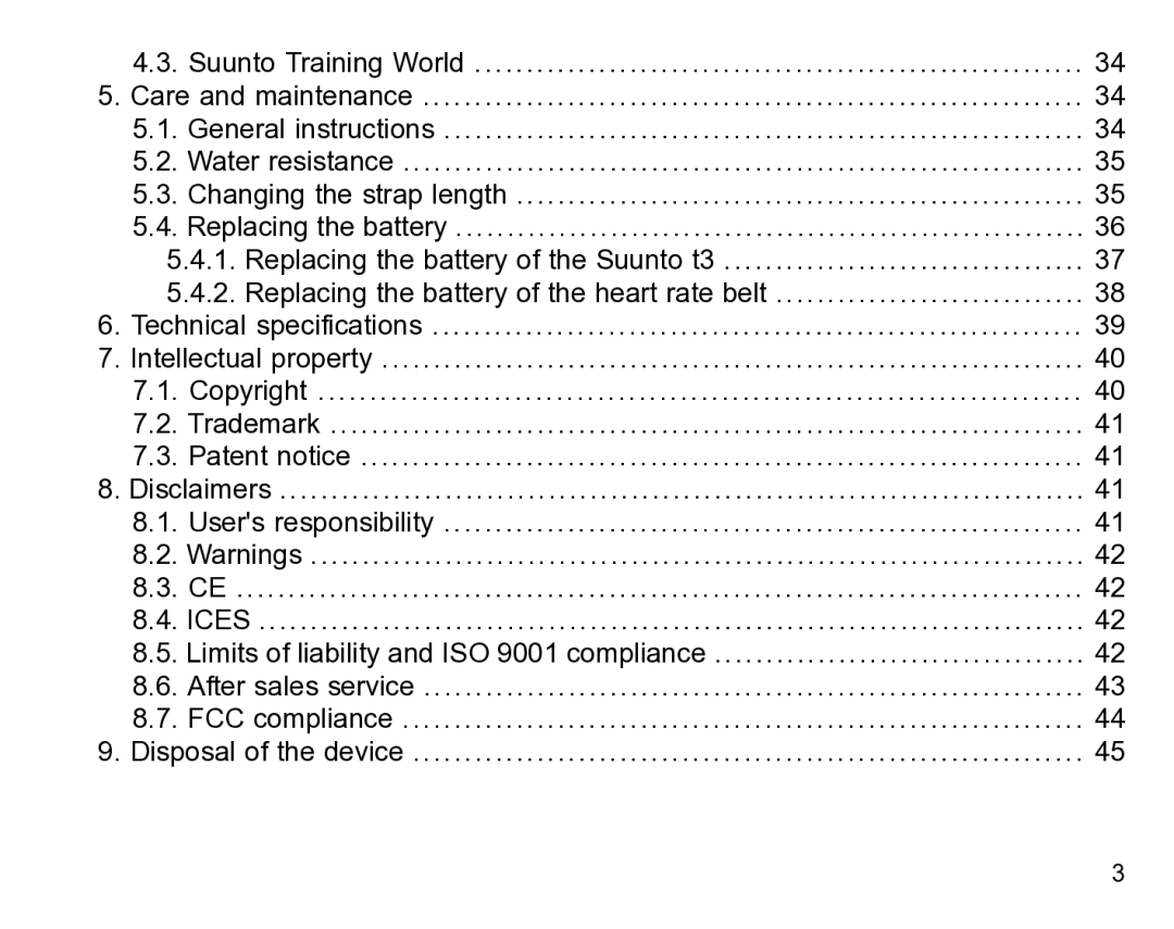 Suunto t3 manual 