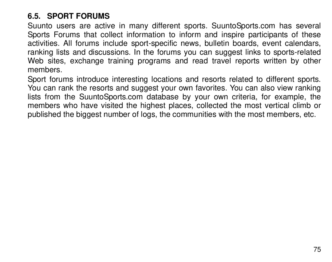 Suunto T6 manual Sport Forums 