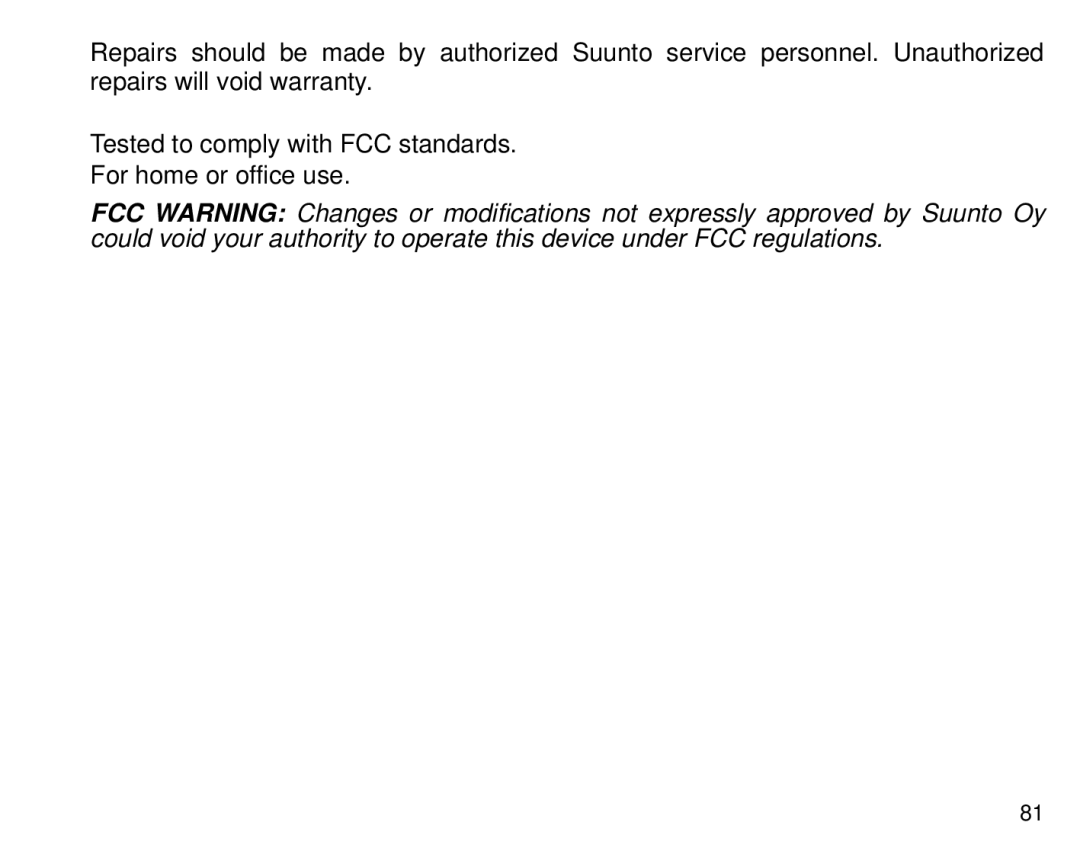 Suunto T6 manual 