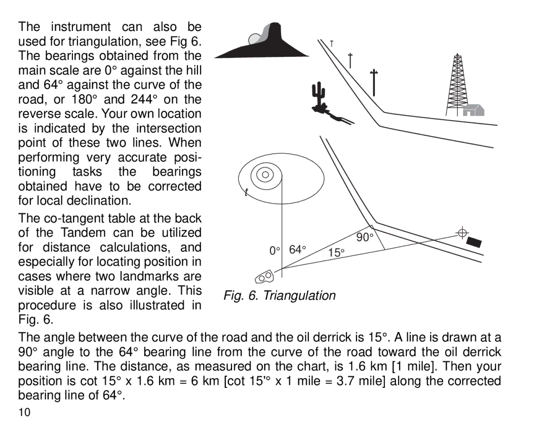 Suunto Tandem manual Triangulation 