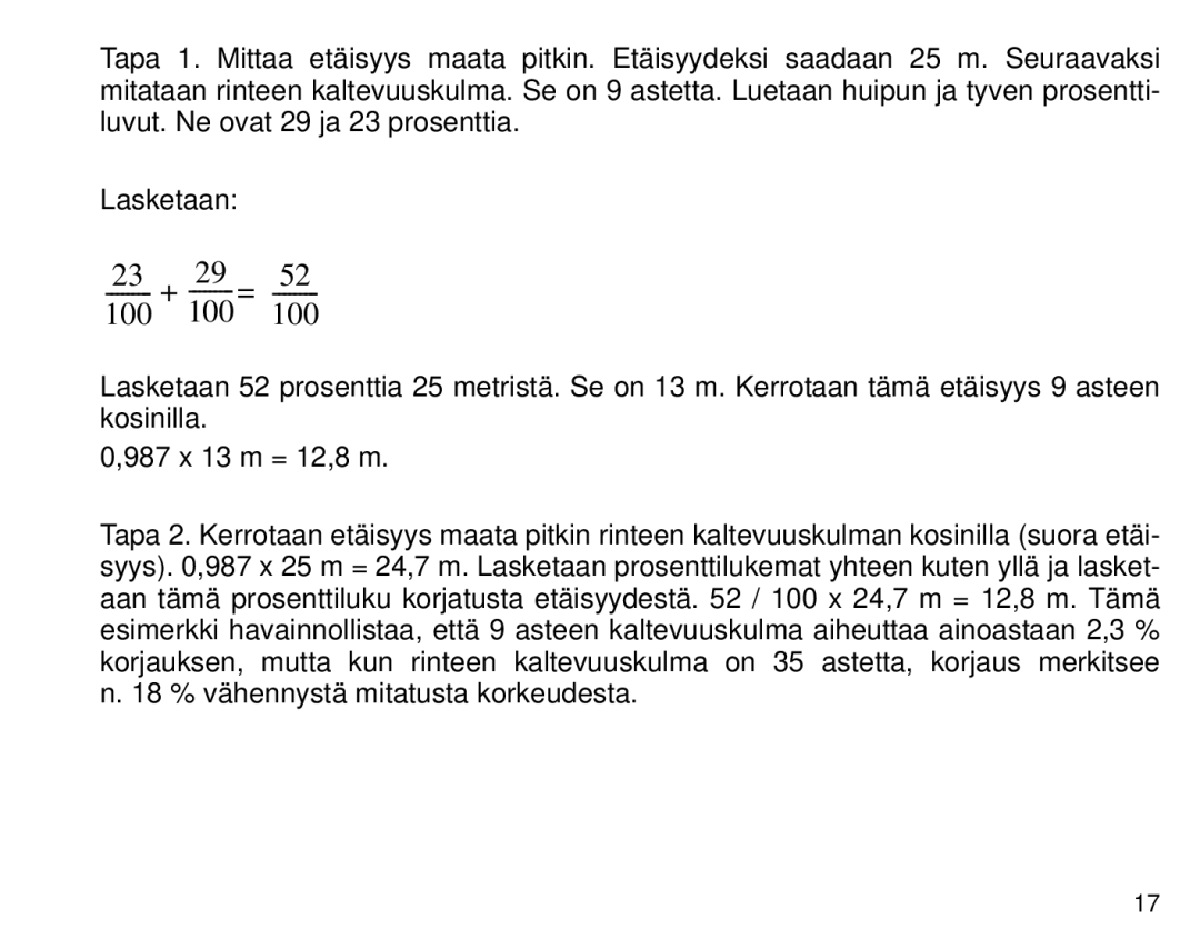 Suunto Tandem manual 100 