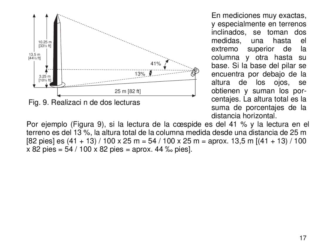 Suunto Tandem manual Realización de dos lecturas 