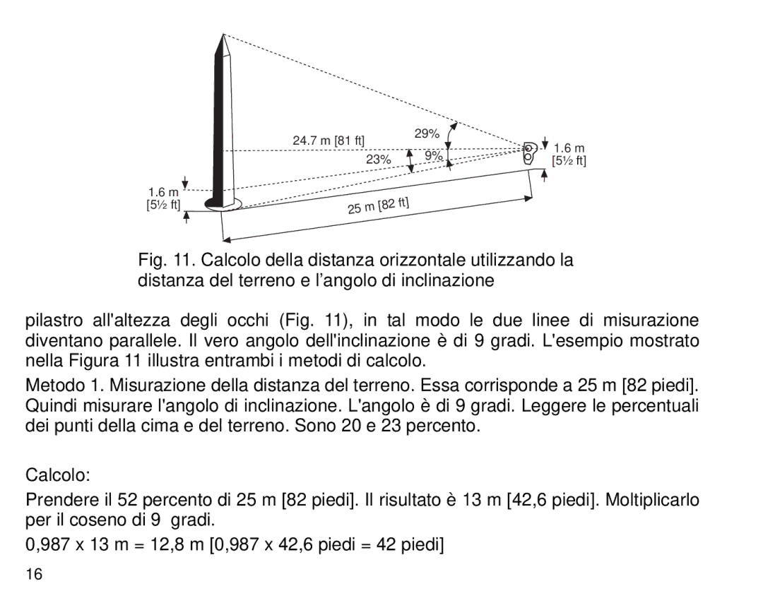 Suunto Tandem manual 24.7 m 81 ft 29% 23% ½ ft M 5½ ft 