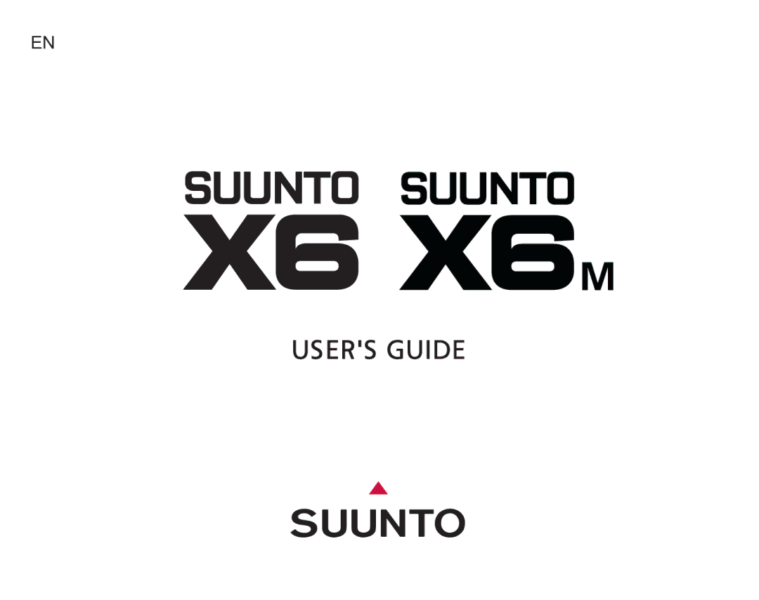 Suunto X6m manual 