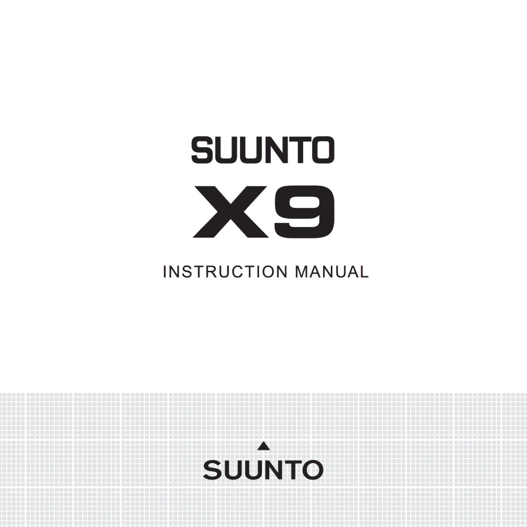 Suunto X9_en manual 