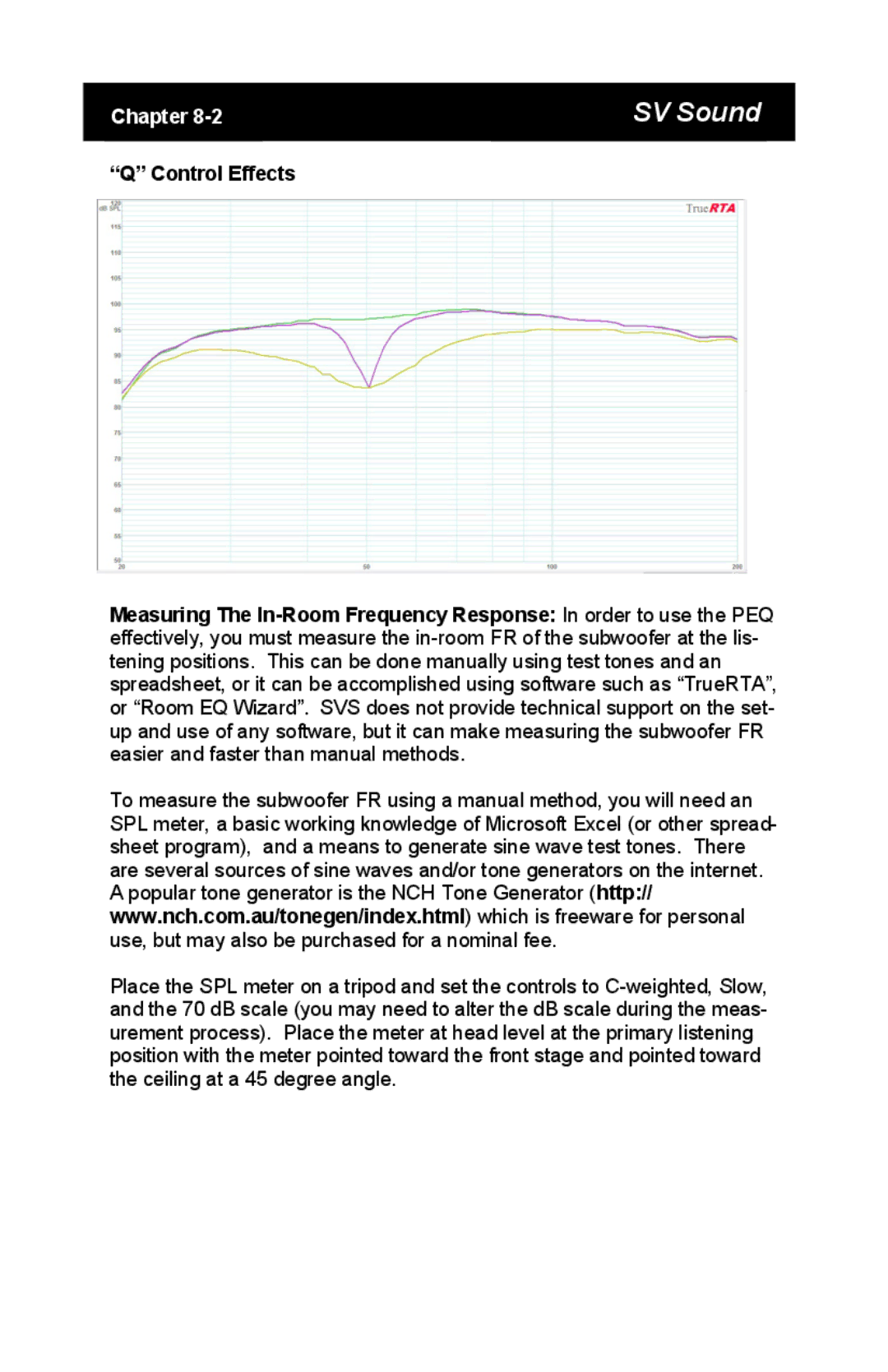 SV Sound PB13 specifications Control Effects 