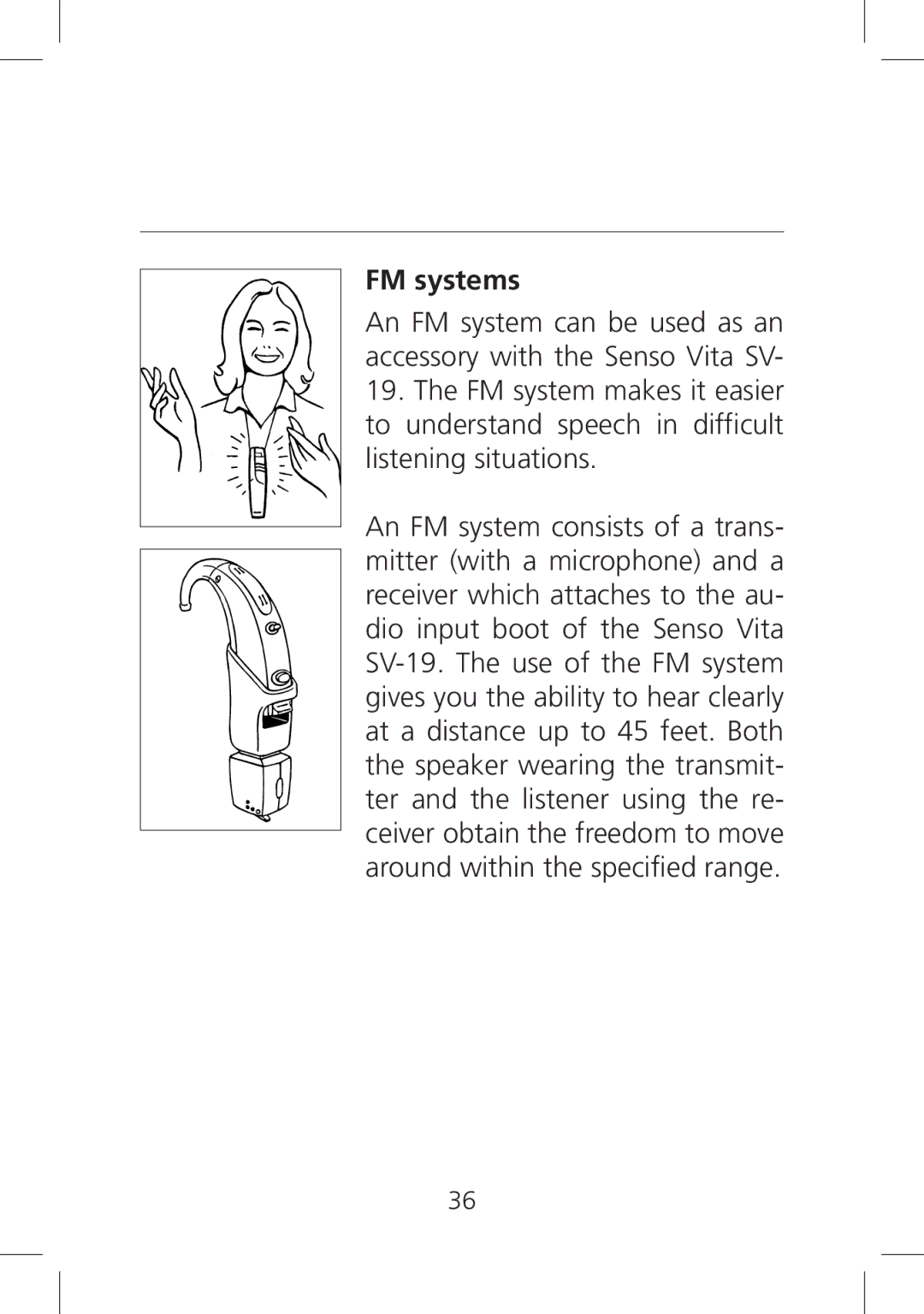 SV Sound SV-19 manual FM systems 