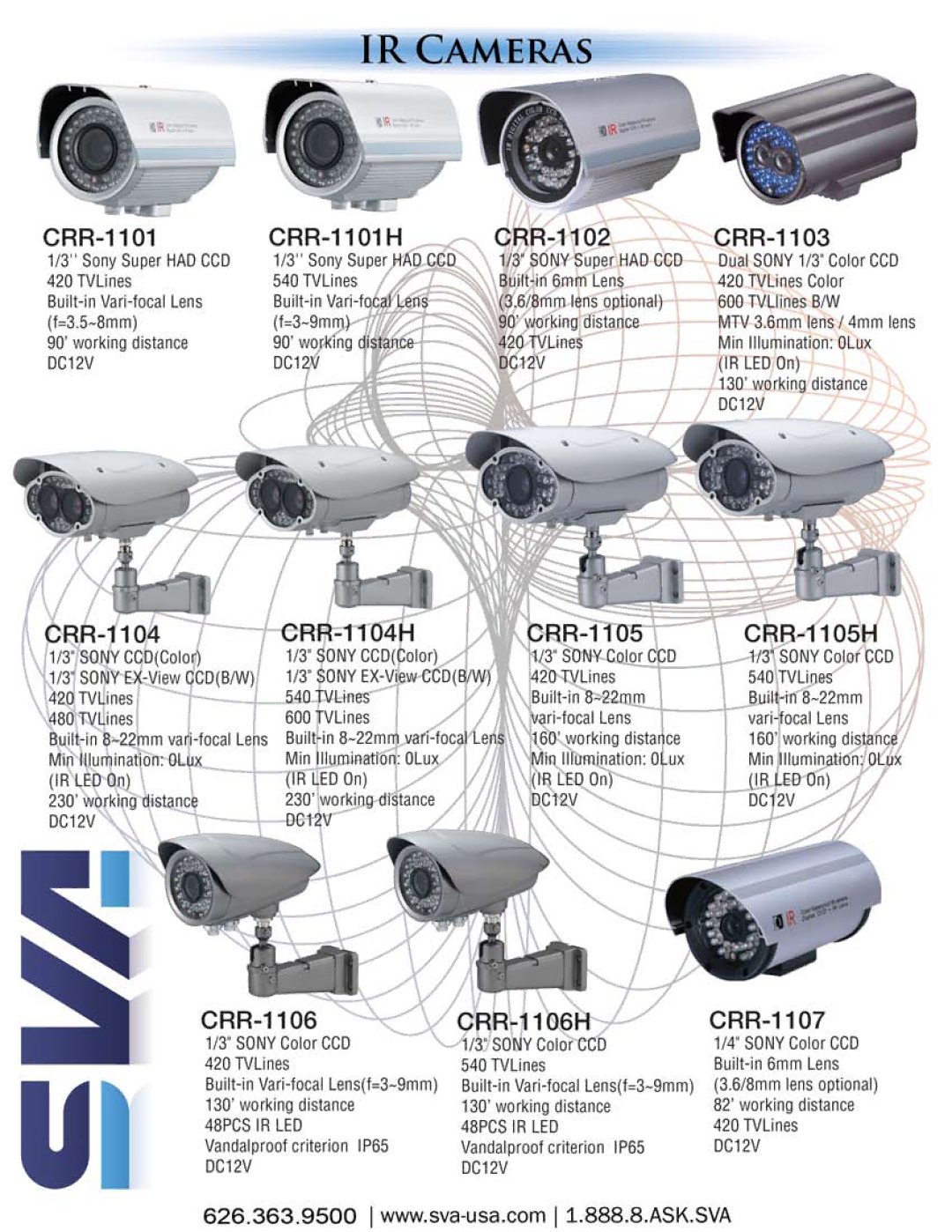 SVA CRR-1105, CRR-1106, CRR-1104H, CRR-1107 manual 