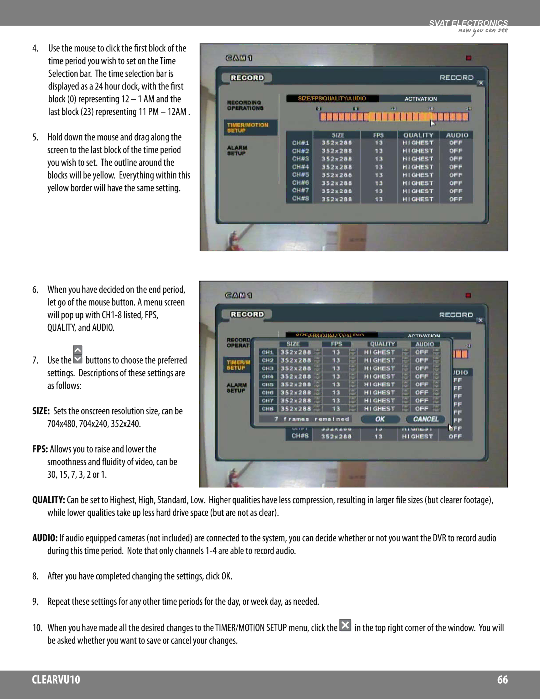 SVAT Electronics CLEARVU10 instruction manual Now you can see 