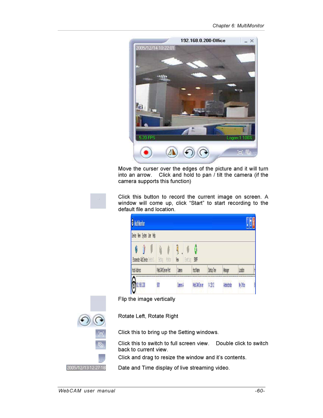 SVAT Electronics IP200, IP100, IP300 user manual MultiMonitor 