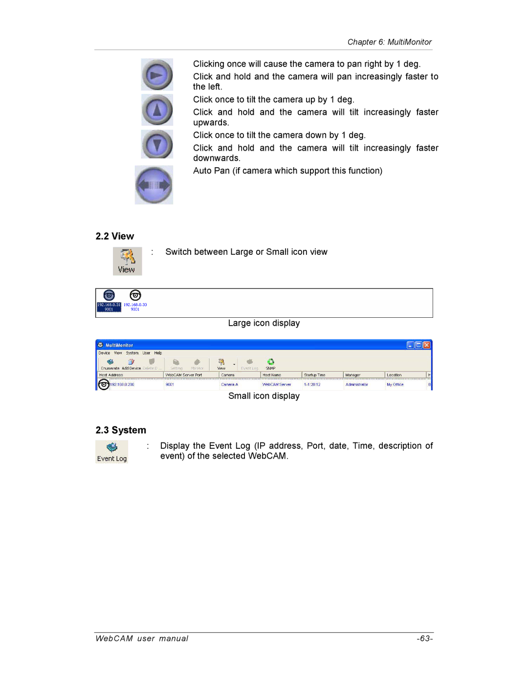 SVAT Electronics IP200, IP100, IP300 user manual View, System 