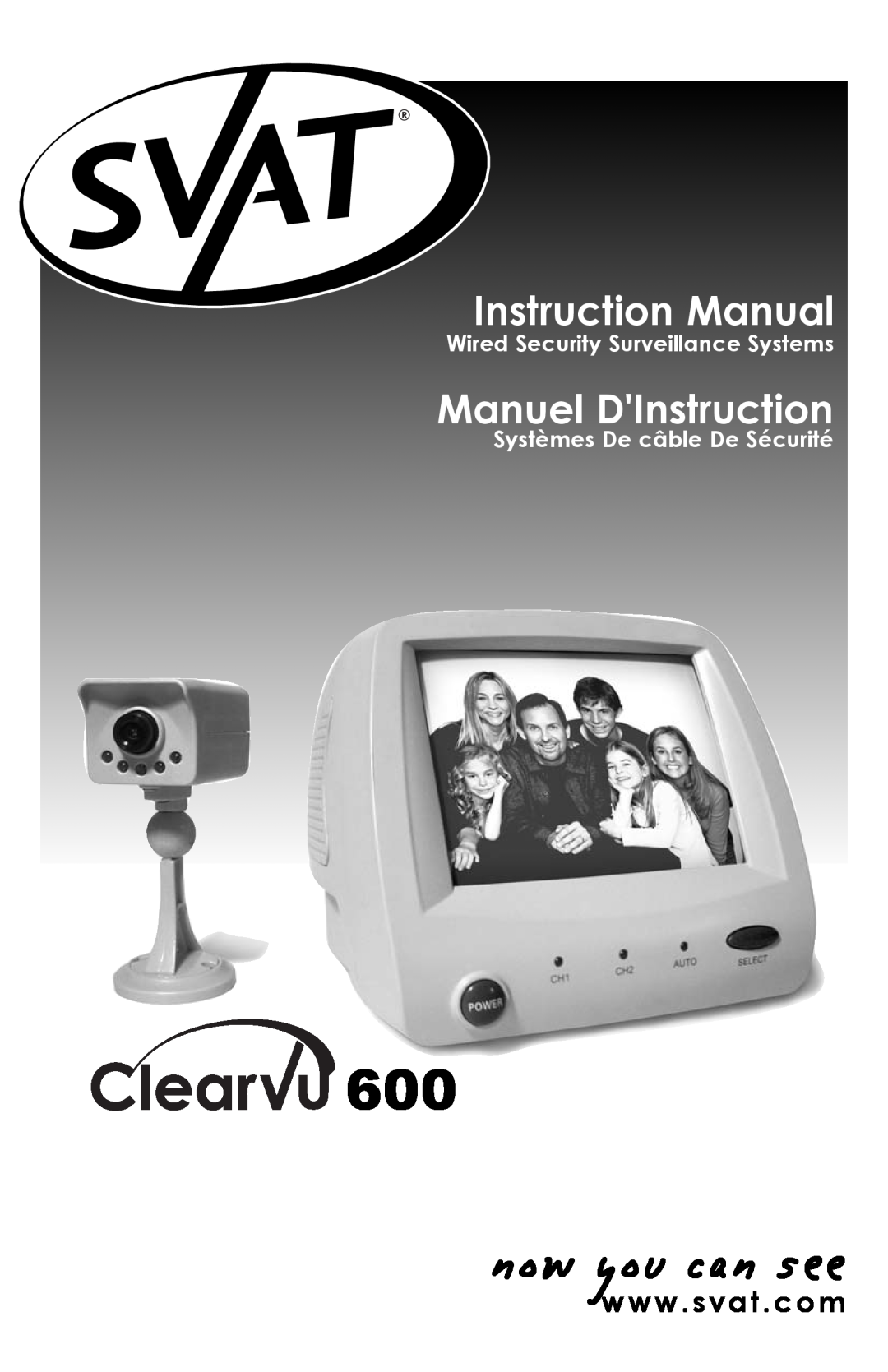 SVAT Electronics qxd600 instruction manual Wired Security Surveillance Systems, Systèmes De câble De Sécurité 