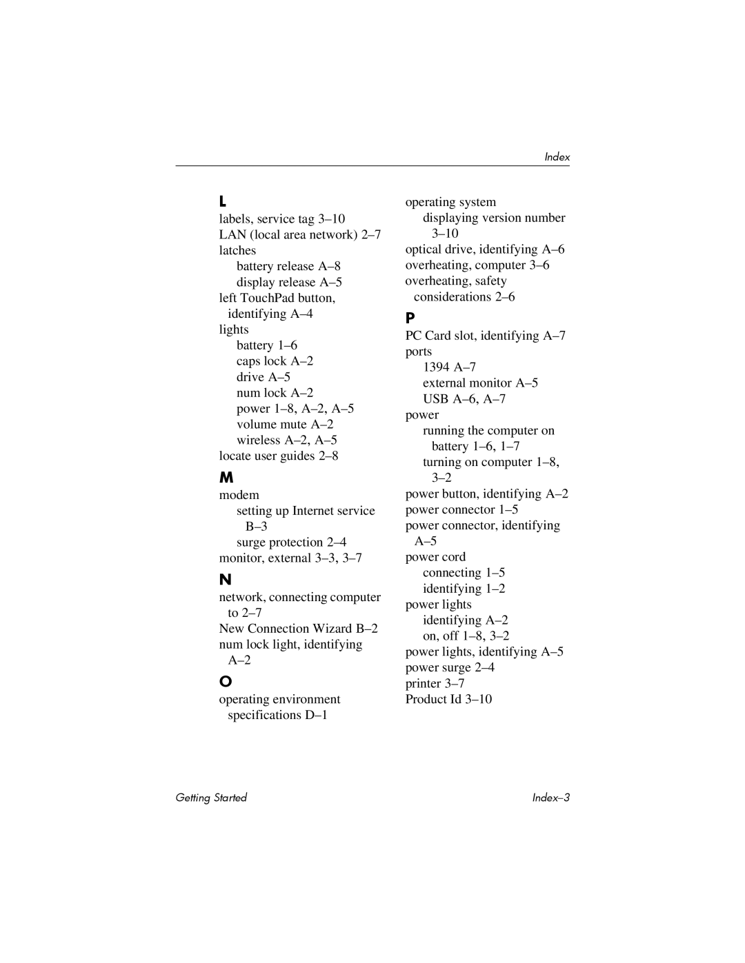 Swann 410769-001 manual Index-3 