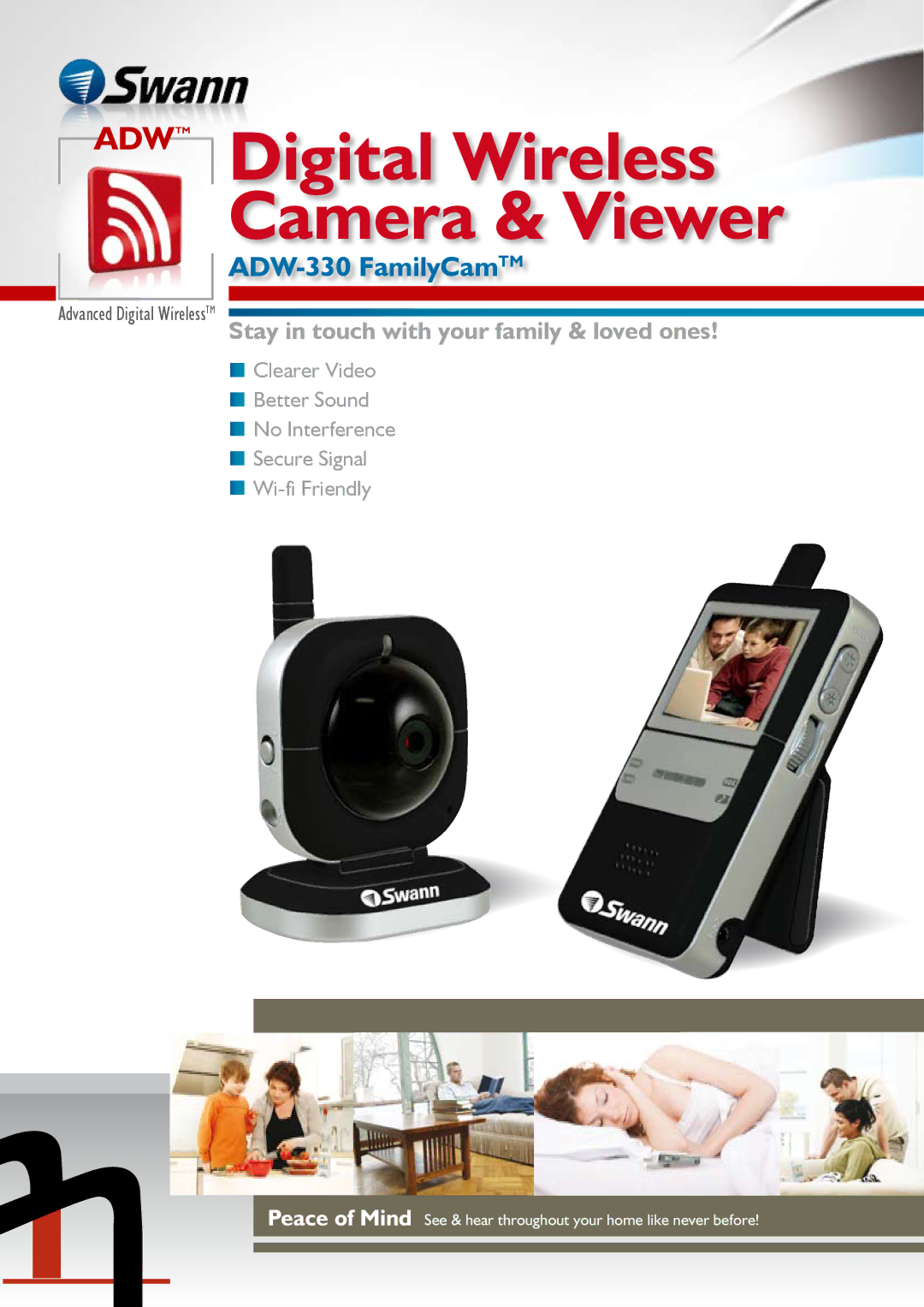 Swann ADW-330 manual Digital Wireless Camera & Viewer 