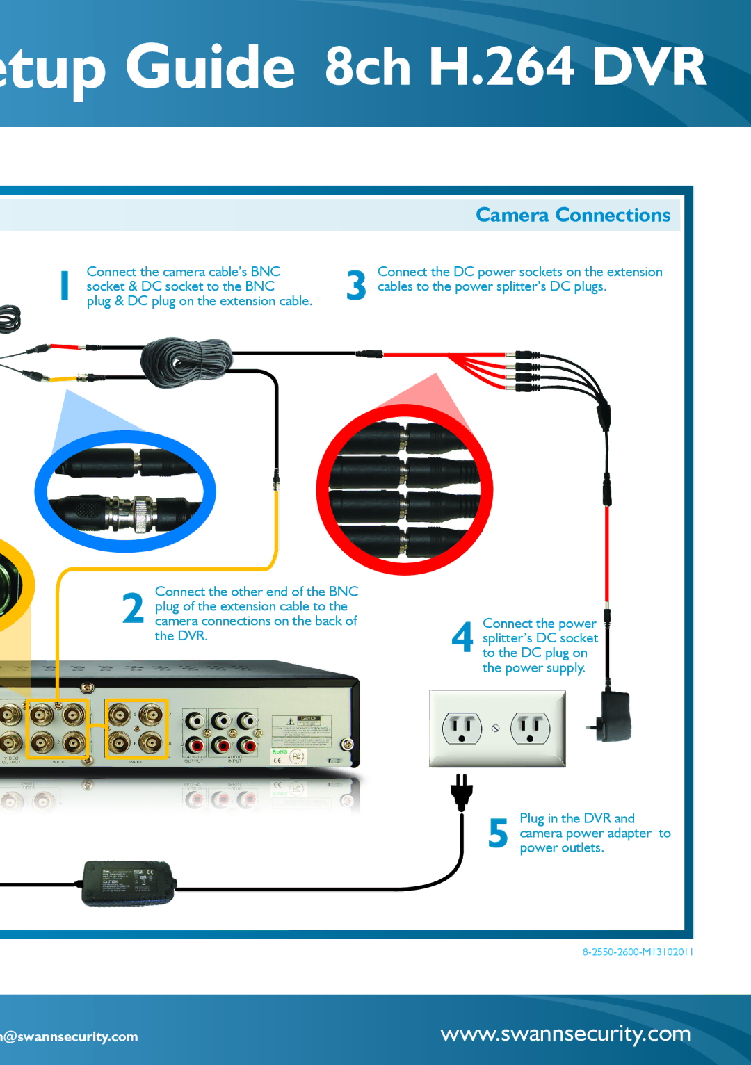 Swann manual Etup Guide 8ch H.264 DVR 