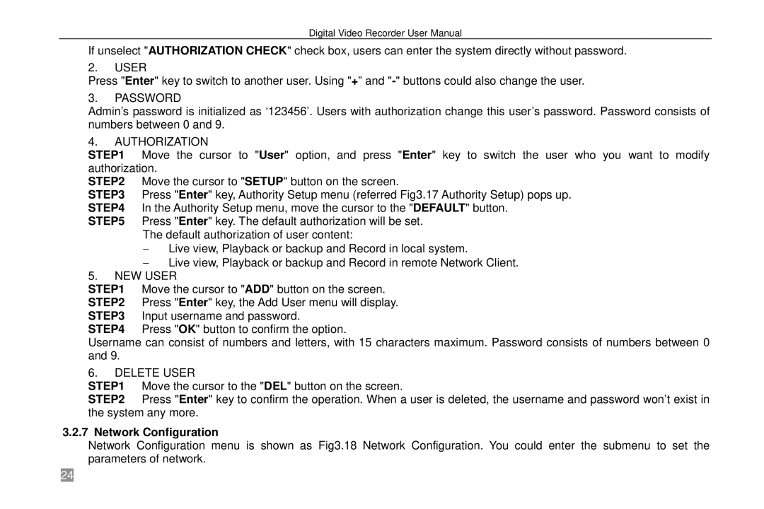 Swann SW242-6T4, P-6T4 manual Network Configuration 